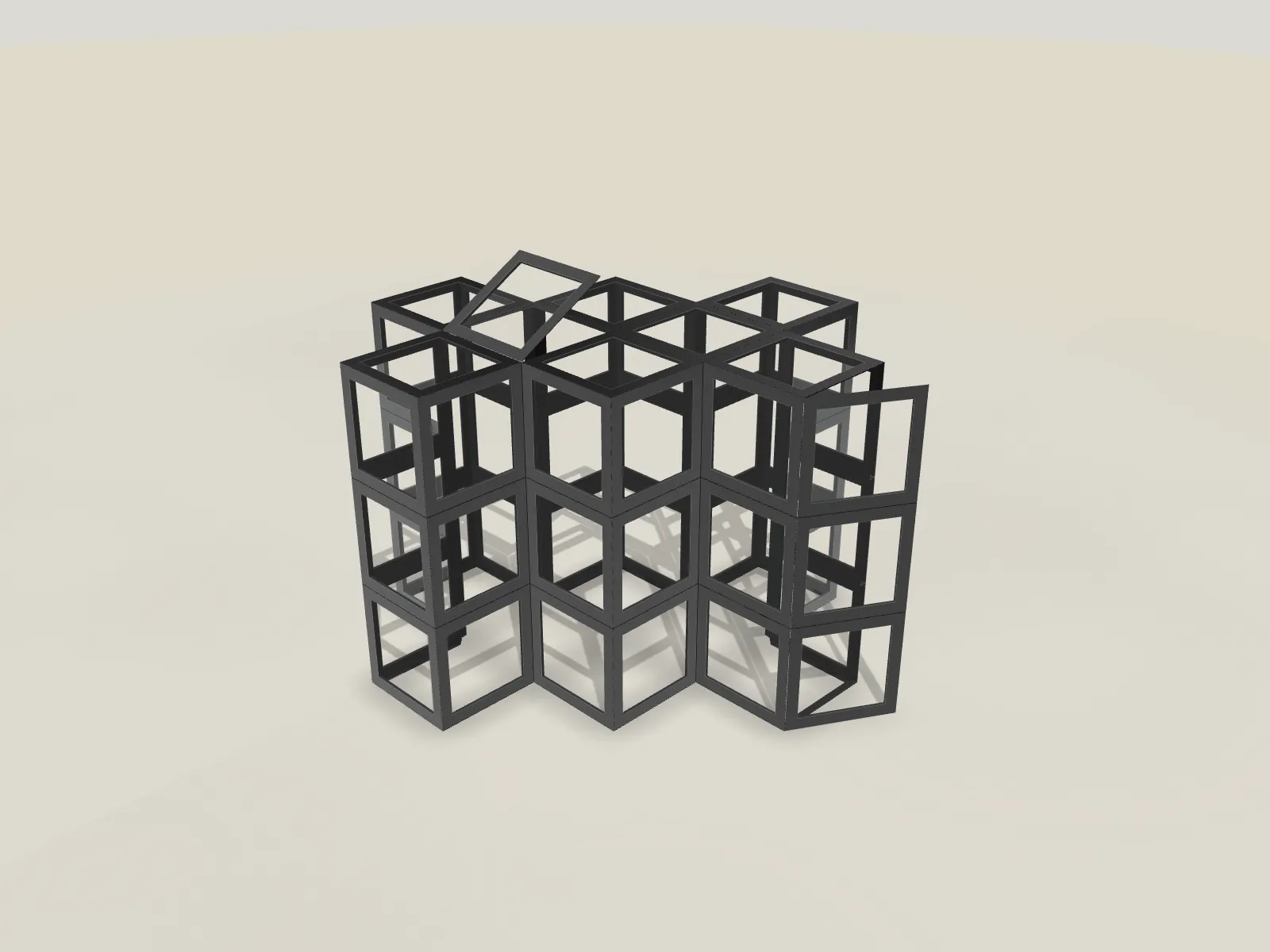 Hoge zigzag serre