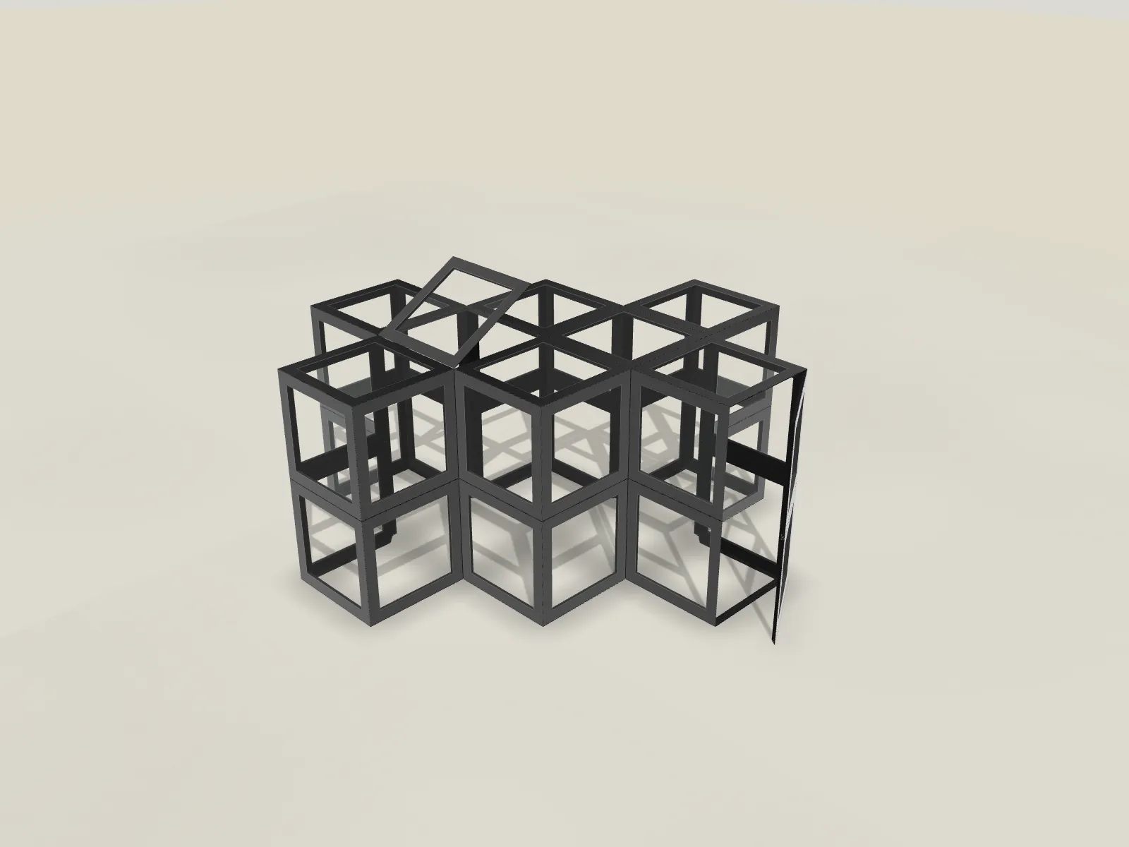 Lage zigzag serre